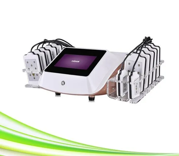 Salon Spa Professionell 14 Pads Lipo Laser Cavitation Lipolaser Slimming Machine