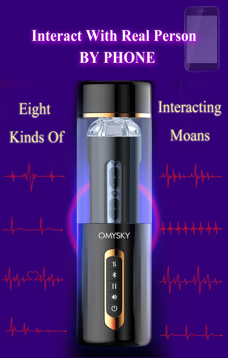 OMYSKY Male Masturbator For Man Automatic Thrust... From Tubi07, $47.3