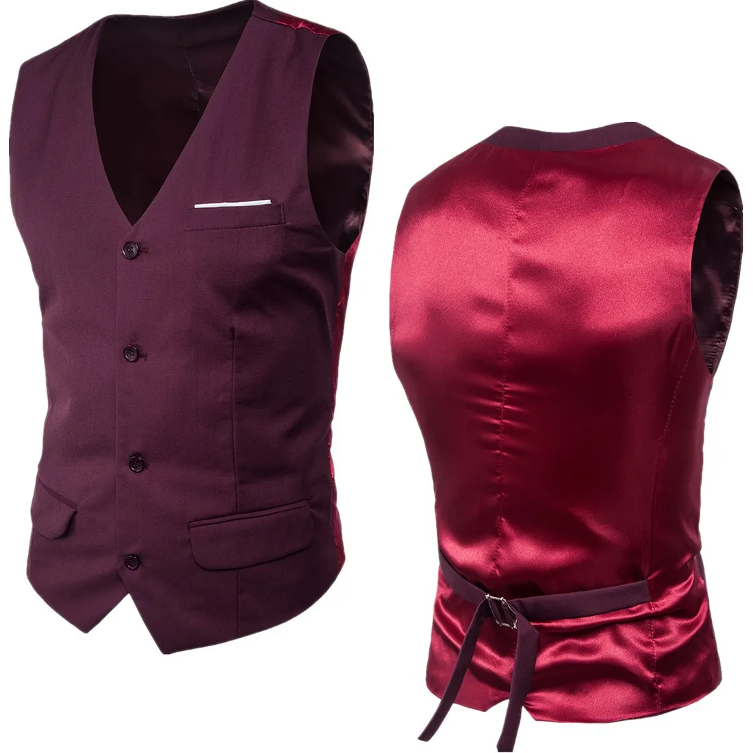 Custom Slim Business Formal Mens Grey Suit Vest In 9 Solid Colors Fashionable Groom Tuxedo Wear For Weddings And Special Occasions Available In Sizes S 6XL From Cinda01 18.36 DHgate.Com