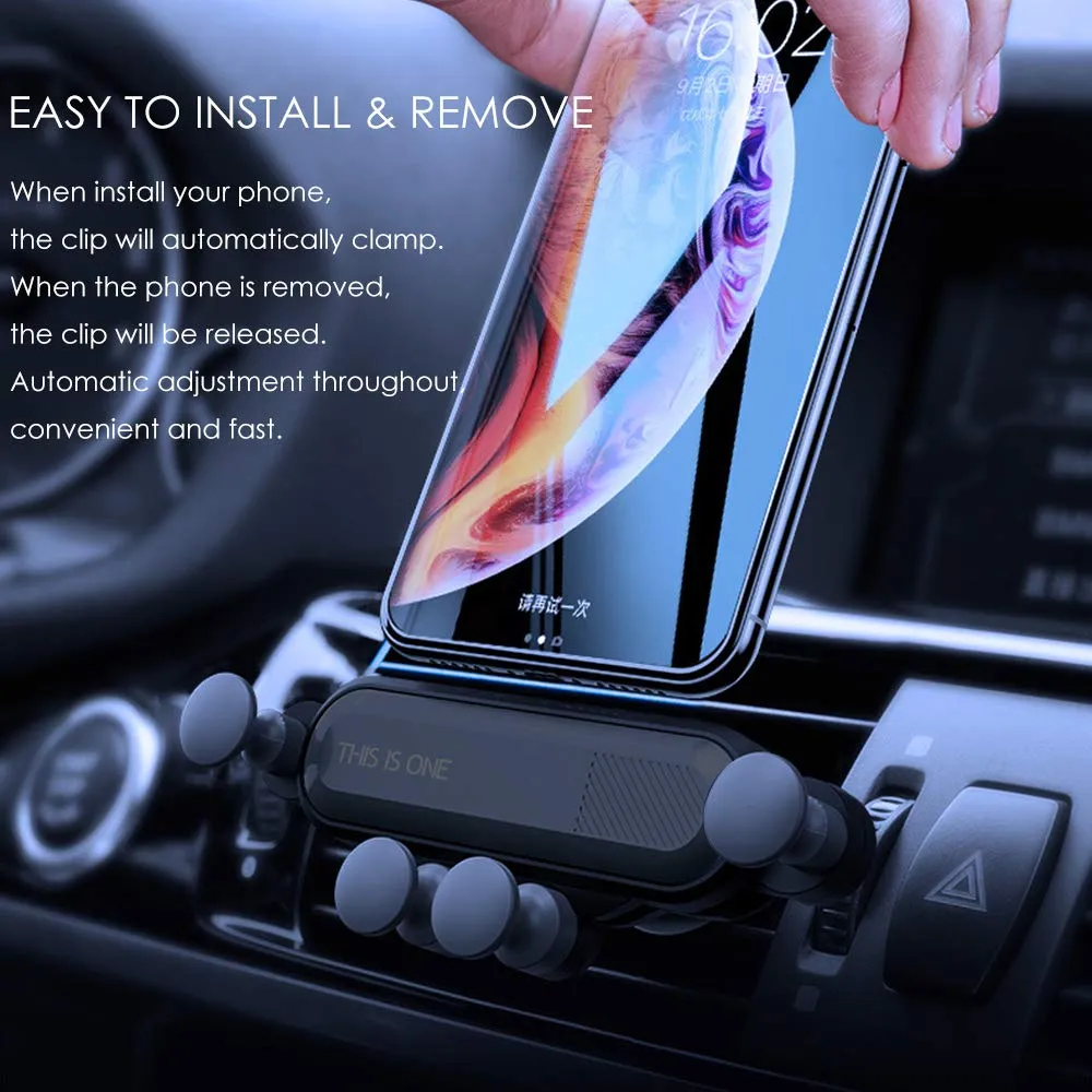 Это Один Air Vent Mount Mobile Смартфон Автомобильный Держатель Гравитация  Рычажный Handy Auto Выдвижной Замок Sensing Кронштейн В Розничном Пакете От  92 руб. | DHgate