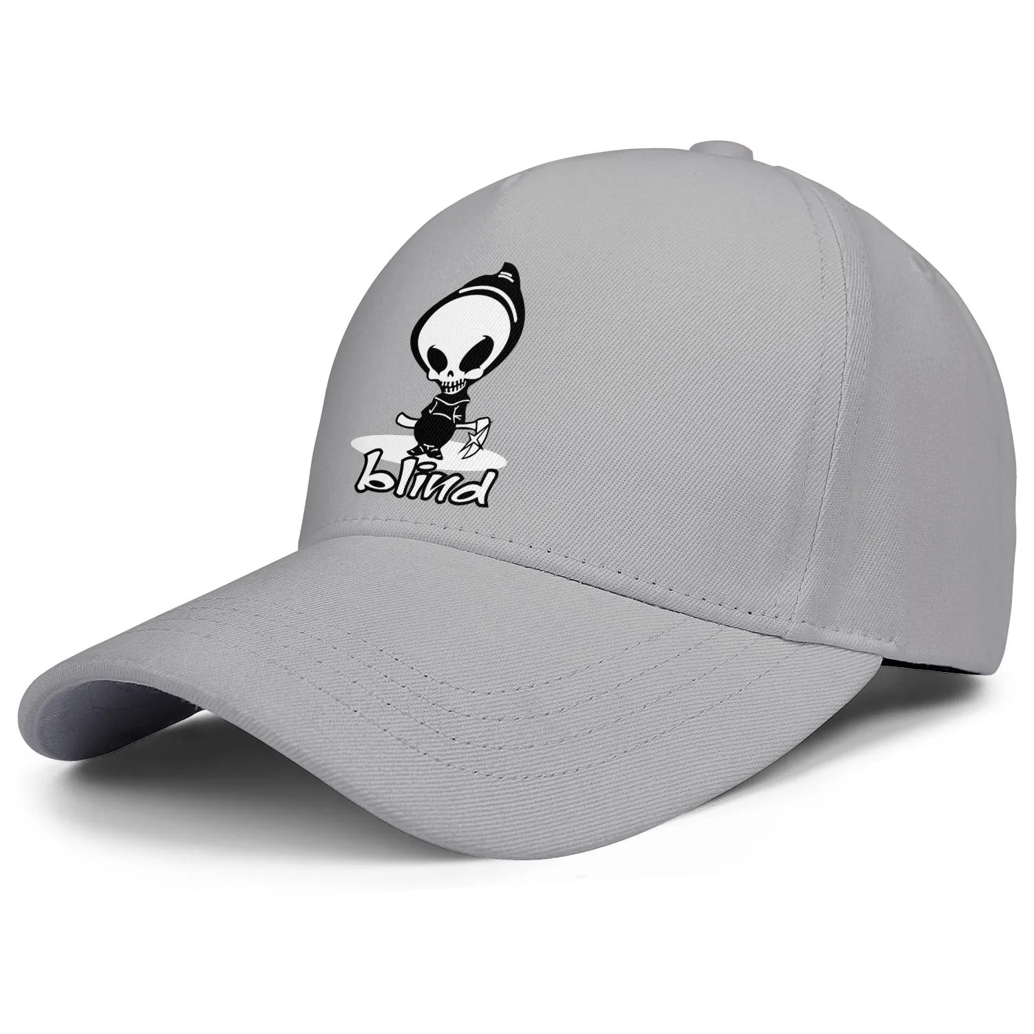 Blind Skateboards logo casquette de camionneur réglable pour hommes et femmes personnalisé ajusté baseballhats élégant crâne aveugle mort Scy2126