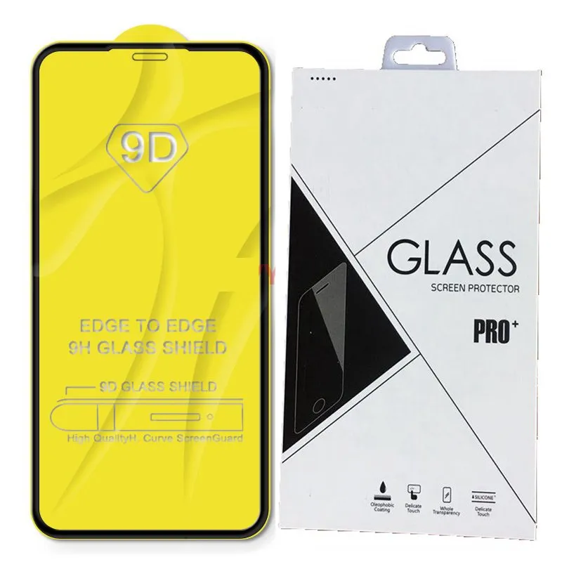 Protecteur d'écran en verre trempé 21D 9D, couverture complète, colle AB pour LG Stylo 5 K40 W10 W30, 100 pièces/lot, emballage de vente au détail