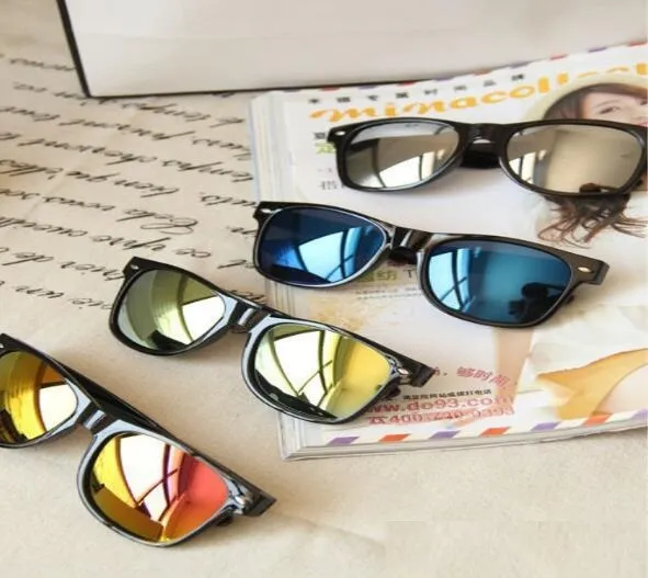 10 unids / lote mezcla colores de conducción moda uv protege el sol gafas de sol para los ojos al35