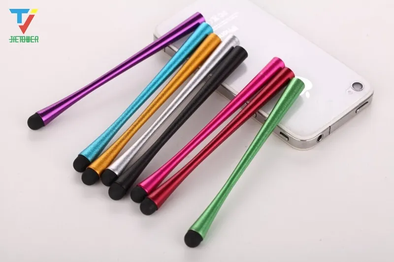 Canton Tower Taille Metall alle Tablet Touch-Präzision Kleine hübsche Taille Stylus kapazitiven Stift Touch Pen gutes Griffgefühl 200 teile/los