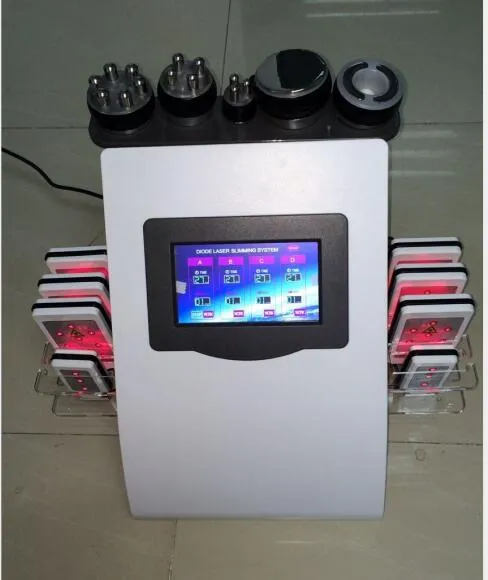 6 1 개 다이오드의 Lipo 레이저 슬림 캐비테이션 극 RF 피부 강화 기계 가격