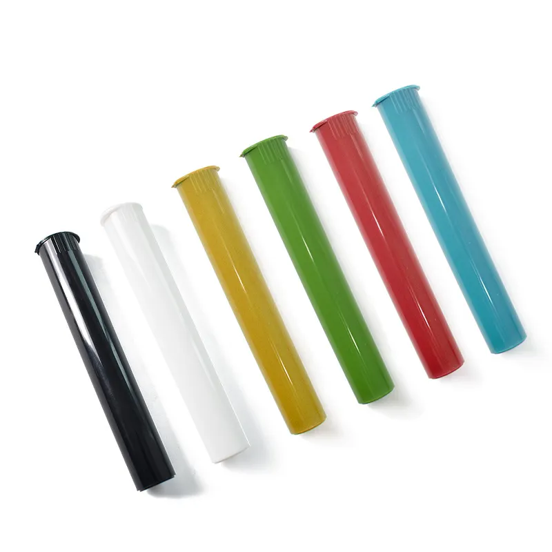 Squeeze Pop Top Bottle Doob Tube for Smoking 120MM Roll Paper Cones Cigarette Storage Case Airtight Joint Holder Vial Waterproof Pill Box Container Accessories