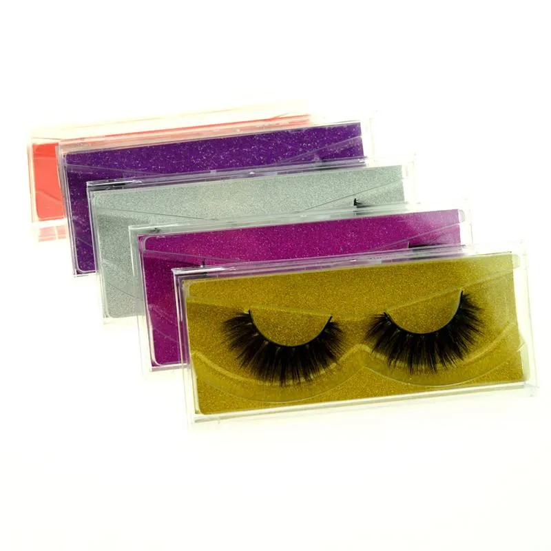 Drop 10 stks / partij 3D Mink Eyelash False Wimpers Natural Lange Fake Wimper Extension Dikke Kruis Faux Mink Eyelash