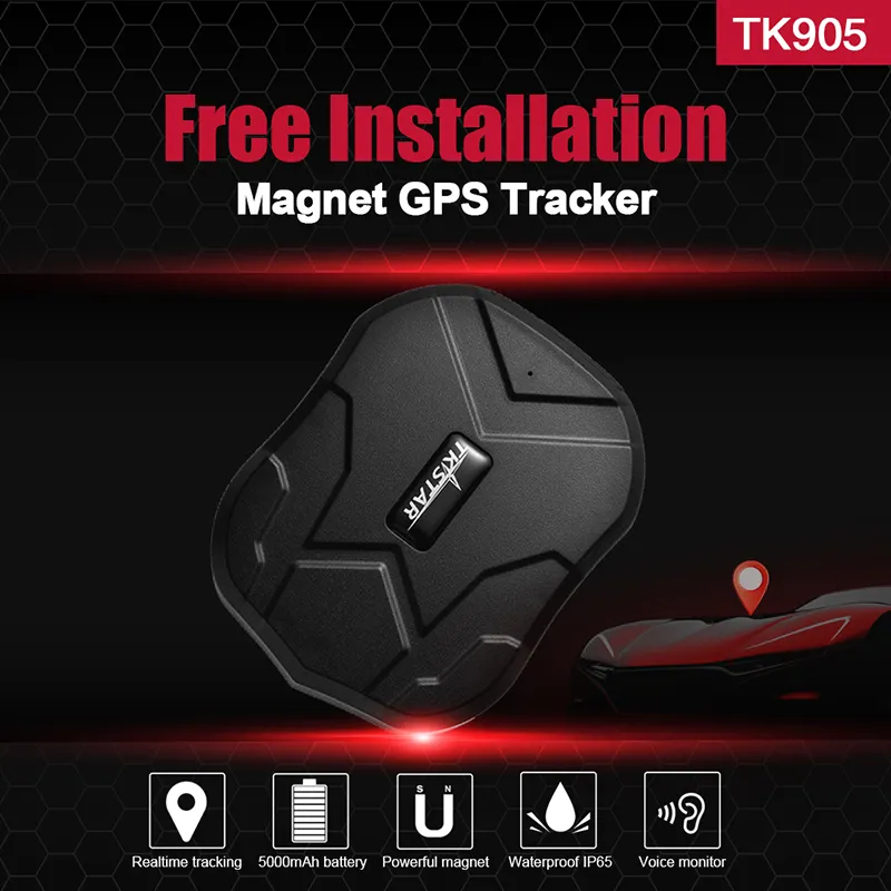 GPS Tracker voiture 90 jours en veille TKSTAR TK905 GPS localisateur  étanche GPS