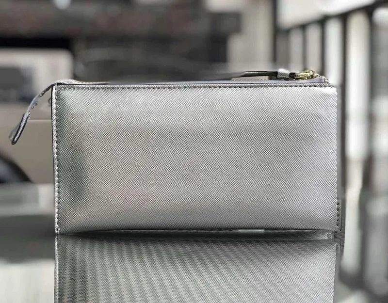 Stylish Designer Wristlets For Women 3 Layered Silver Clutch Bag With Wallet And Strap For Girls From Guonei 20.31 DHgate.Com
