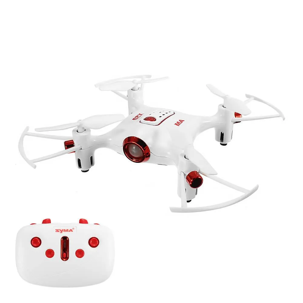 SYMA X20 Pocket 2.4G 4CH 6Aixs Altitude Hold Mode RC Quadcopter RTF - Bianco