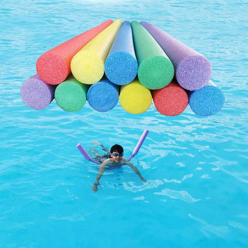 Flexible Colorful Solid Foam Pool Noodle Swimming Water Float Aid Woggle Noodle Floating