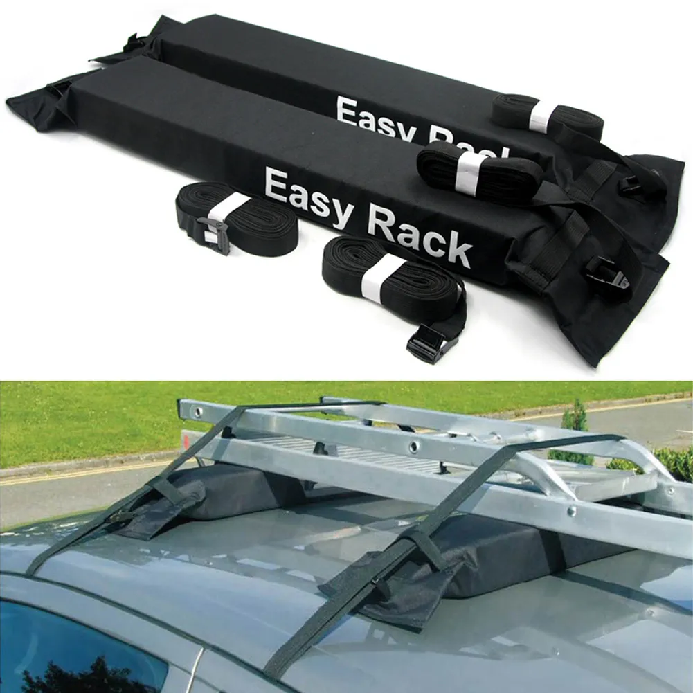 Bastidor de techo de coche suave, portaequipajes extraíble, carga