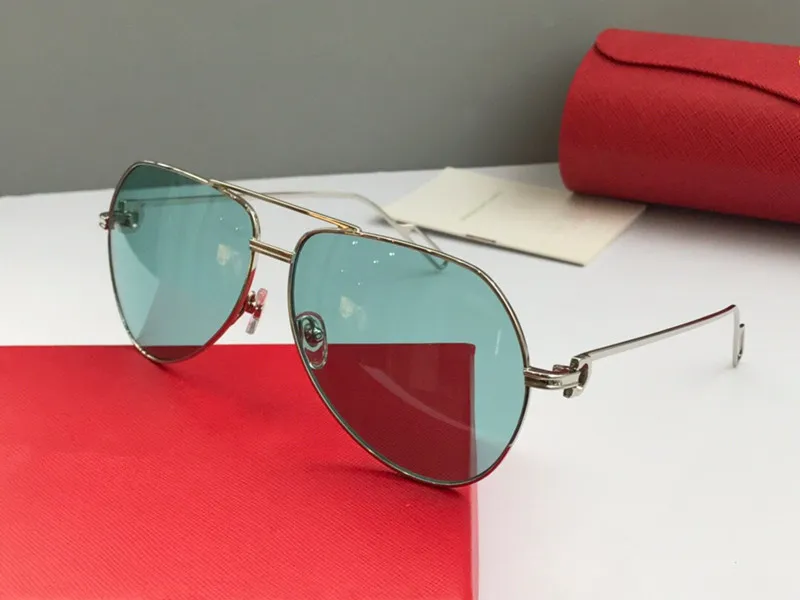 Wholesale-Men Brand Sunglasses 0110 Metal Pilot frame Designer Glasses For Women selling style anti-UV400 eyewear with case