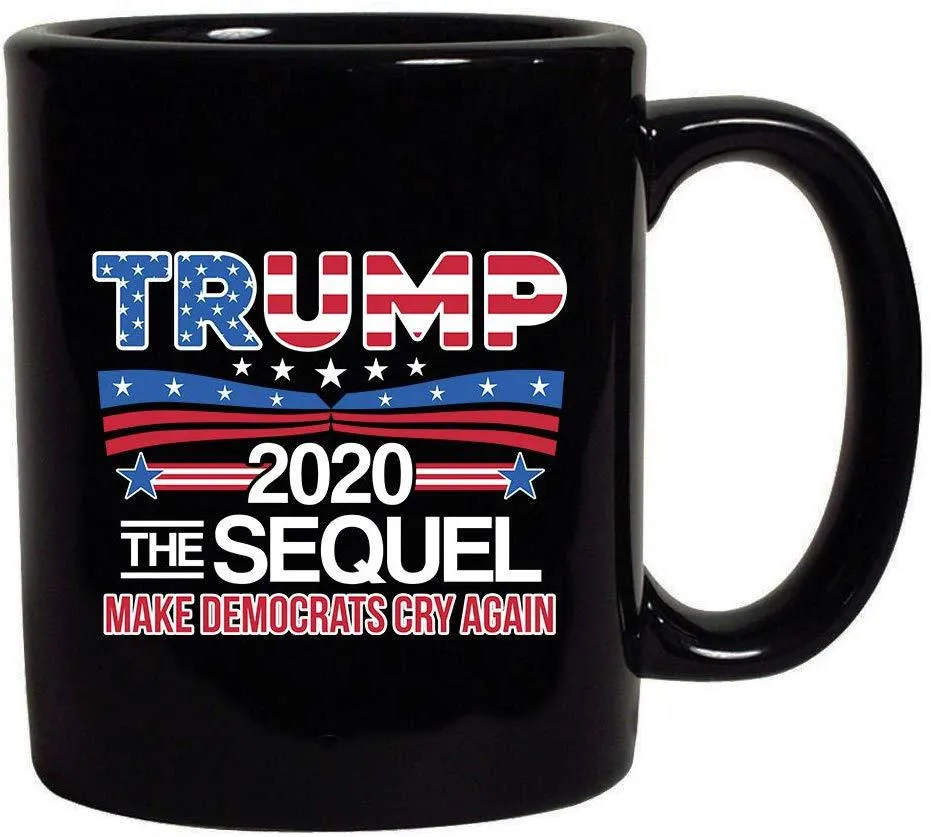 Trump Coffee Mugs Election U.S.A Make America Great Trump Céramique Café Lait Tasse Donald Trump Poignée Tasses En Céramique 8 styles GGA3152