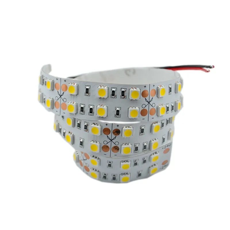 50 mt/los 20mm Breite PCB led-band licht doppel reihen 120 leds/M SMD5050 led streifen hohe CRI 90 flexible led gürtel lampe