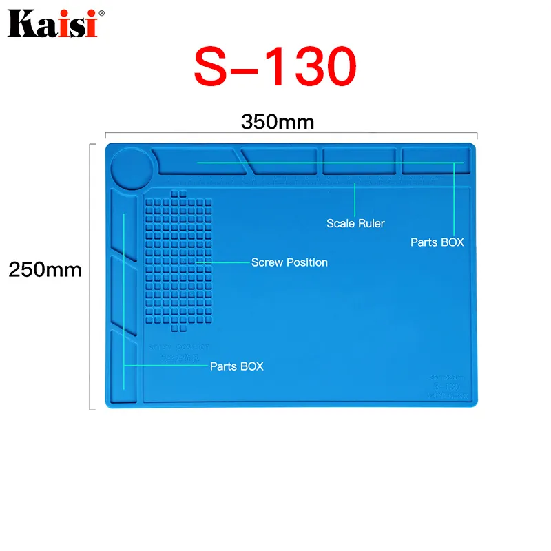 Heat Resistant Repairing Mat Anti-Static Workbench Mat - 39.3" X 15.7 ...