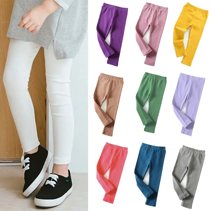 Los Niños De Algodón Elástico Leggings es Sólidos Pantalones Elásticos De  Los Pantalones Apretados De Chicas Adolescentes Primavera De Las Niñas  Otoño Ropa Del Niño Para Niños 060615 De 5,86 €