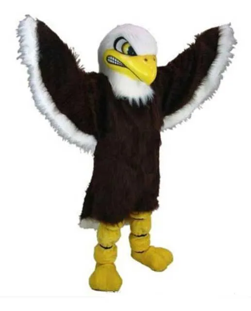 2019 haute qualité le costume d'oiseau de mascotte d'aigle de faucon