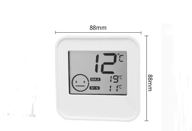 Thermomètre intérieur 4pack, compteur de jauge d'humidité