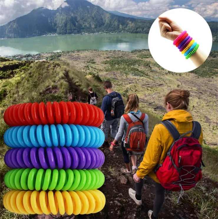 Anti Mosquito Repellent Bracelets Pure Natural Adults And Children Mosquito Wristband Telephone Ring Chain Bracelet Pest Control6463658