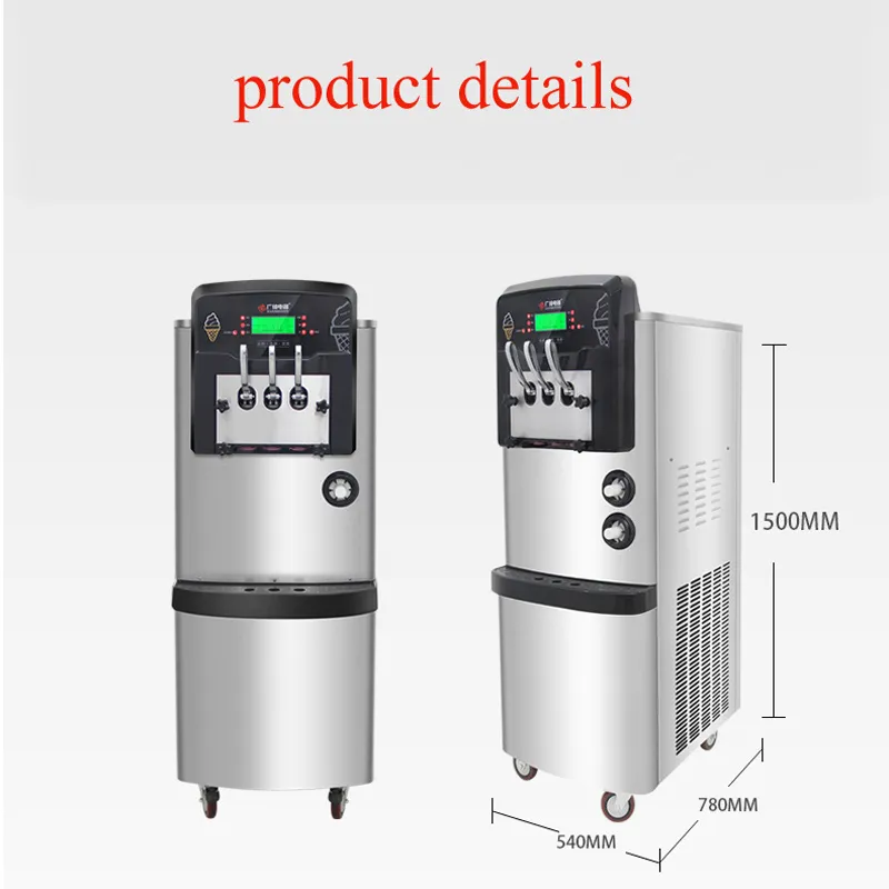 Vollautomatische Mini-Vertikal-Frucht-Softeismaschine, elektrische Heim-Kücheneismaschine mit Vorkühlfunktion