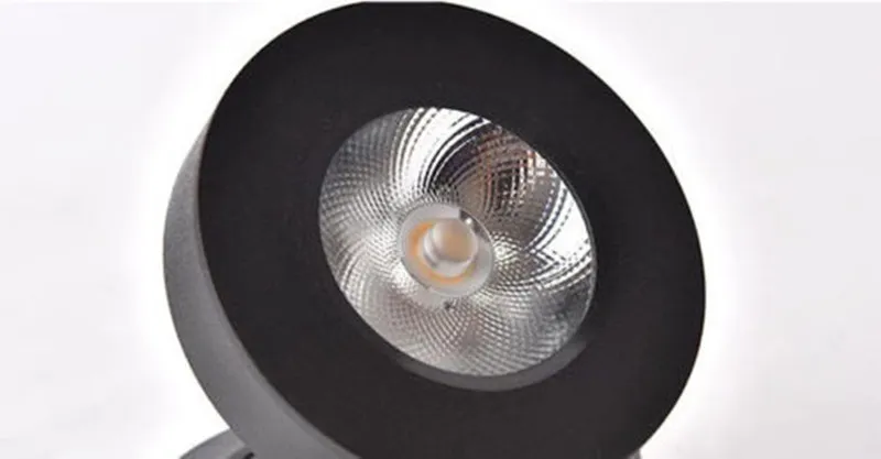 Modernt ultra-tunn LED-spårljus / downlight 3/5 / 7W Ytmonterad LED-strålkastare RAIL LAMP AC 110V-240V takljus