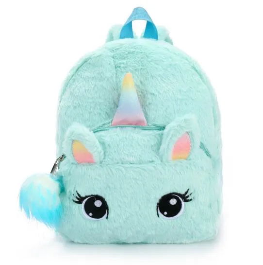 3 Colors Unicorn wistiti backpack student fashion bag Shoulder bags Girl bags colorful backpacks