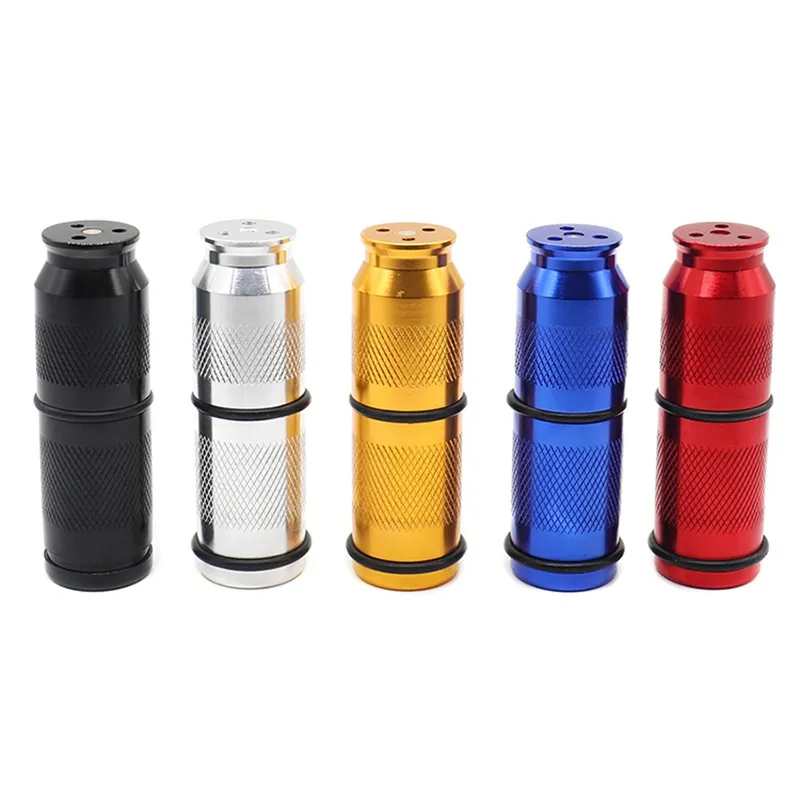 Newest Colorful Aluminum Alloy Bottle Opener Pollen Press Cream Whipper Cylindrical Shape Dispenser Innovative Design Portable Smoking Tool