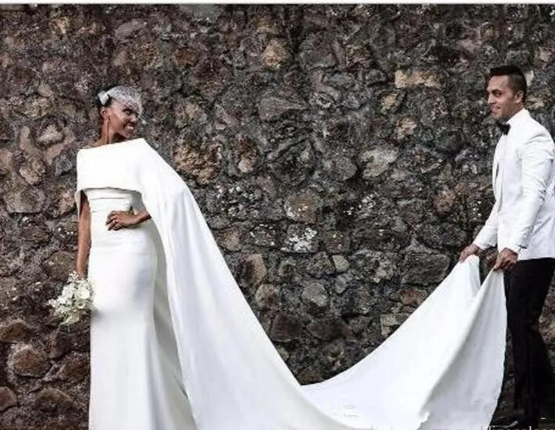 African wedding dress with cape clearance