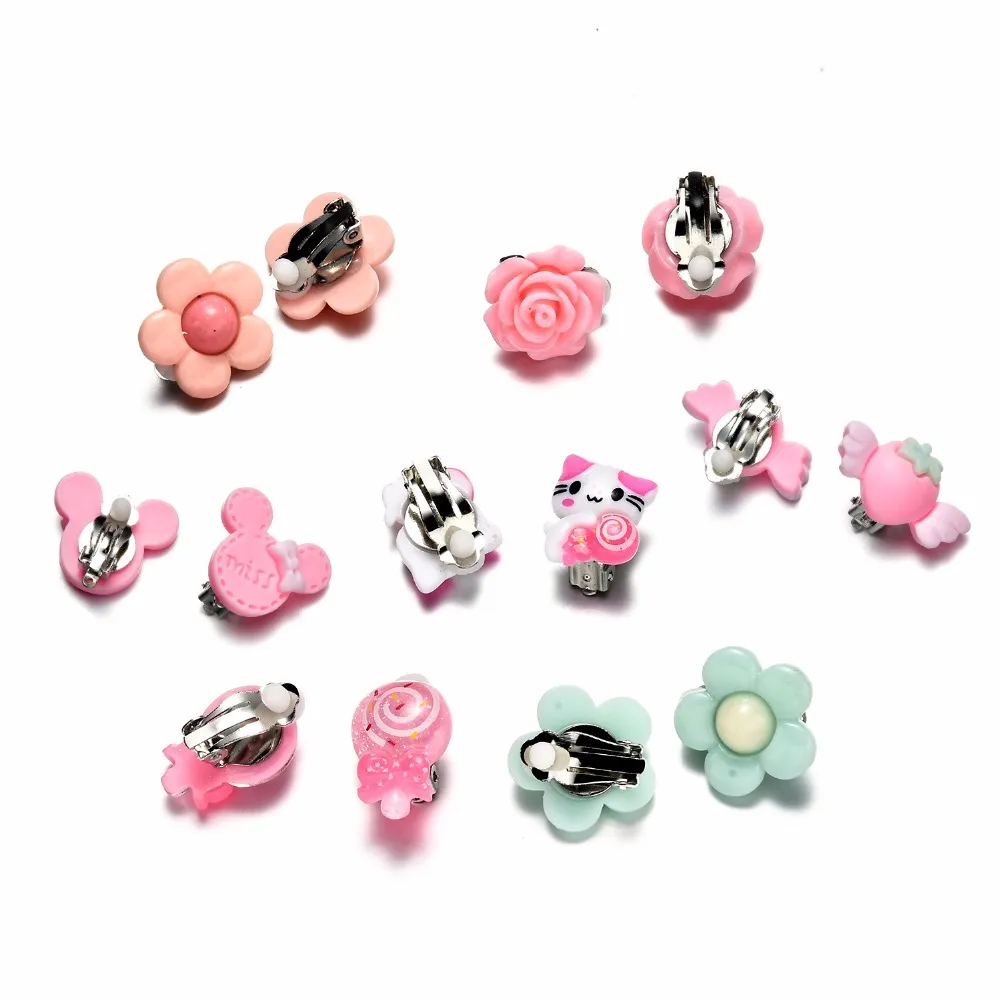 Klem oorbellen- Zilverkleurig-12 mm-Oorringen- Kinderen-Geen gaatjes- Charme Bijoux