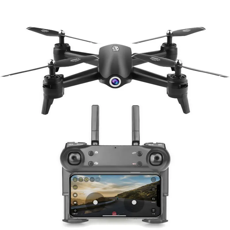 Drone S165 Drone 2.4G Drone à flux optique télécommandé avec 2 millions/5 millions/4K HD caméra jouet d'avion adulte