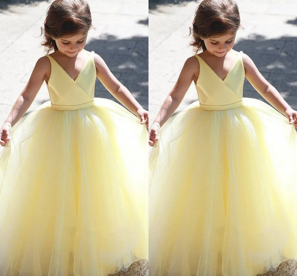 pastel yellow flower girl dresses Lace Flower Girl Dress, Baby Toddler and Girls Easter, Birthday, Wedding Dress, Spring Summer Special Occasion Dress, Girls Yellow Dress 39