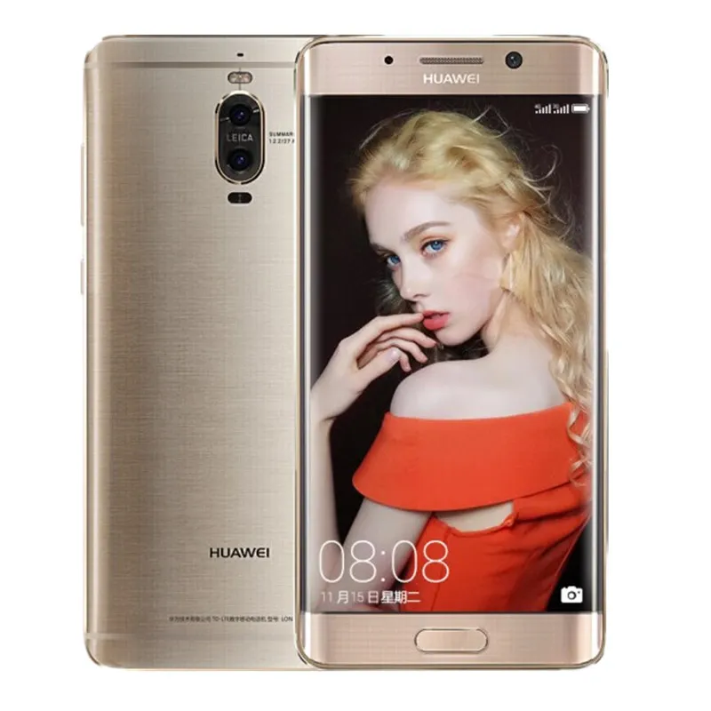 Teléfono celular original Huawei Mate 9 Pro 4G LTE 6GB RAM 128GB ROM Kirin 960 Octa Core Android 5.5 "20MP ID de huella digital NFC Teléfono móvil inteligente