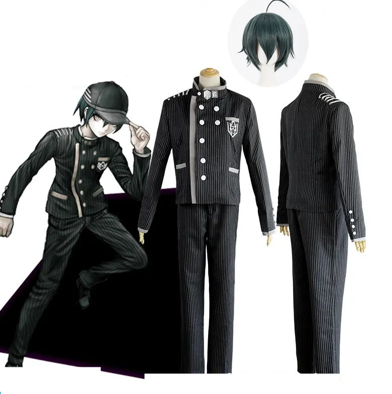 DANNRONRONPA V3 Töten Harmonie Saihara Shuichi Super Detective Cosplay Kostüm