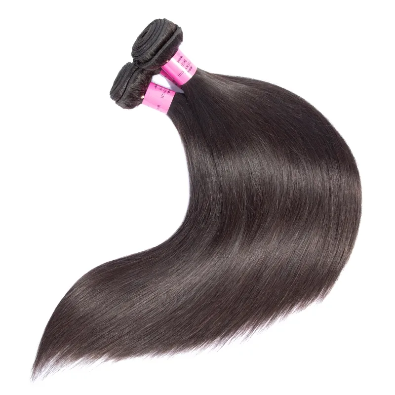 Brazilian Virgin Hair Extensions: 3 Bundles with 4x4 Lace  display picture 1