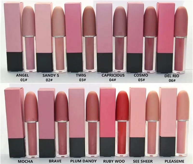 Ny Makeup Lip Cosmetics Selena Jul Limited Edition Bullet Läppstift Luck Lip Gloss 12 Färger DHL Shipping