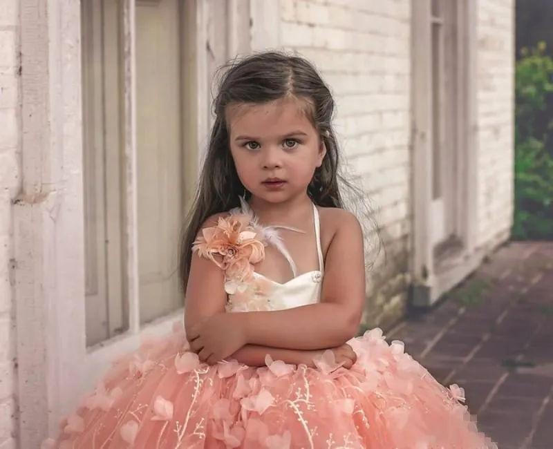 Blush Pink Dollcake Floral Lace Flower Girl Dress for Baby Christening  Birthday Party from Dhgate Flower Girls' Dresses - price 116.21