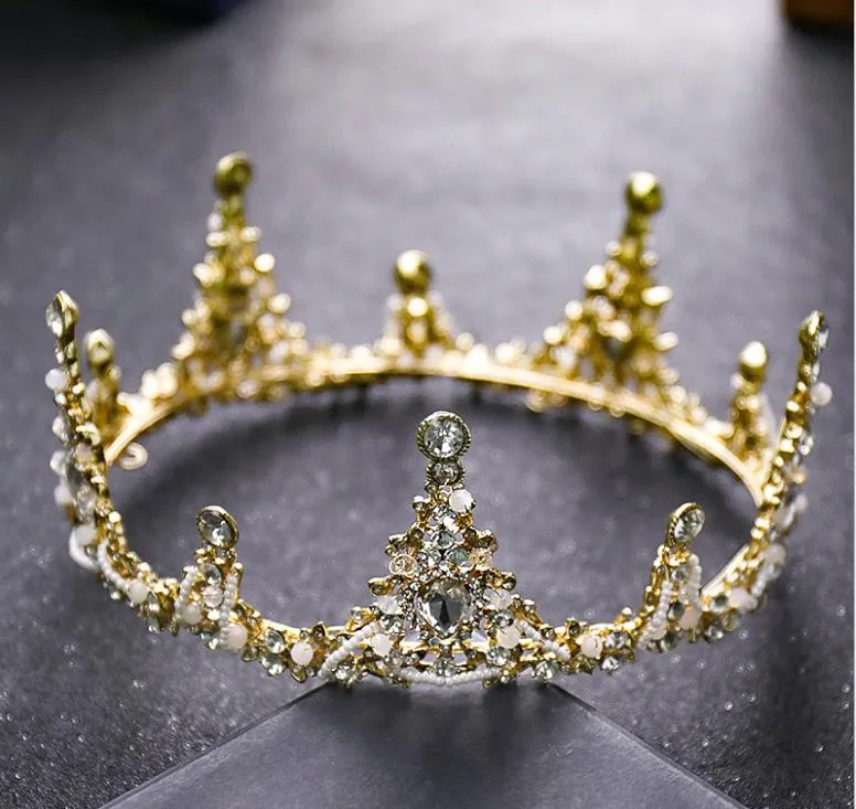 Princess Crown Jewelry: Elegant Golden Full Circle  display picture 2