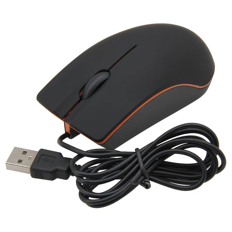 Universal Mini Wired Optical Gaming Mouse Möss för PC Computer Laptop Game Mouse Desktop Hem Office