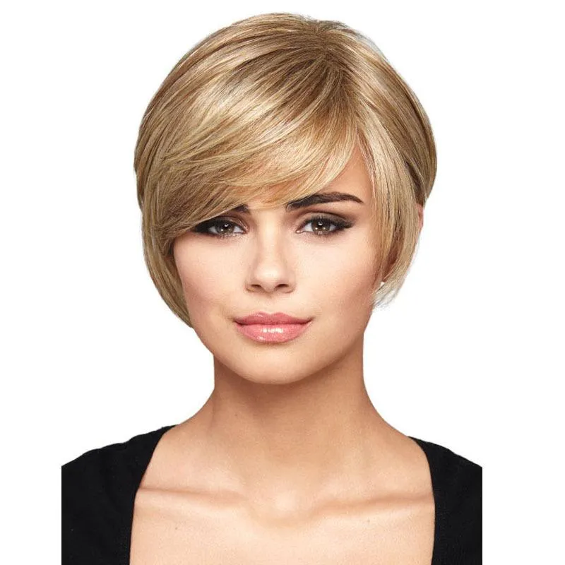 Short Blonde Wigs 10 Afro Short Hair Cuts Bob Wig Fluffy Fashion Mix