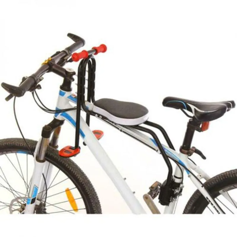 Bicicleta Sillines Bicicletas Bicicleta Plegable Ni o Asiento Ni os Silla de monte Montaje Frente Para Ni os Carrier de Seguridad ACCESORIOS 5