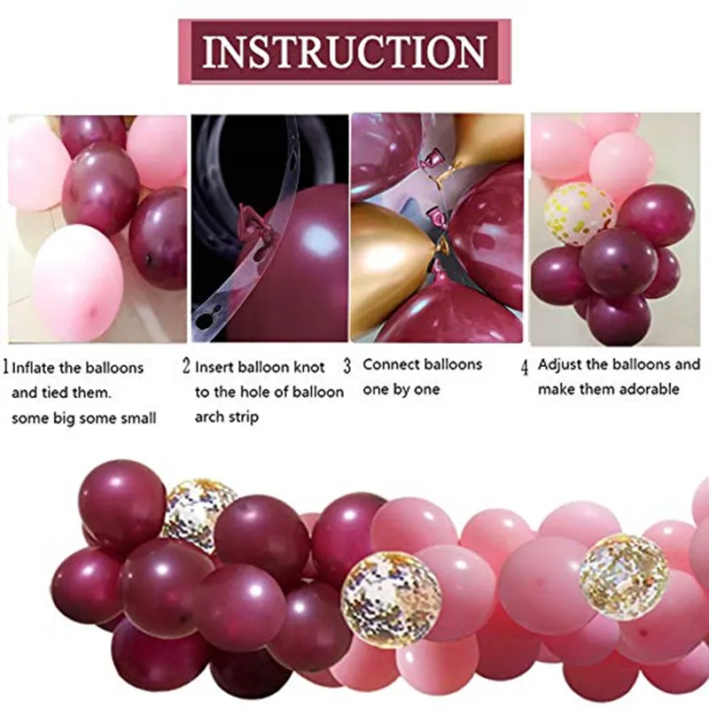 Balloons-Pink-Gold-Confetti-Balloons-Garland-and-Gold-Party-Decorations-Burgundy-and-Gold-Wedding-Decorations (2)