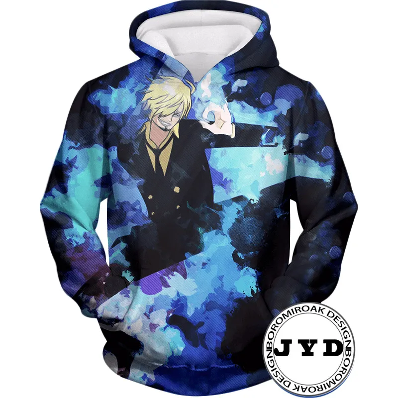 3D Hoodie Men Anime One Piece Sweater Nami Zoro Printing Pullover Hooded Jumper Women Clothing Couple Sweatshirt S-5XL Family Outfit