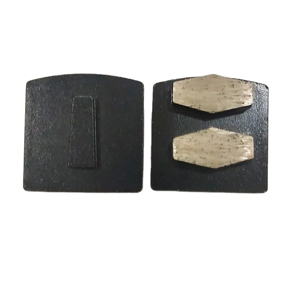 Eenvoudige verandering metalen binding slijp segmenten enkele dubbele balken slijpen platen betonnen coating verwijderen plug voor Hsuqvar-na machine 12pcs