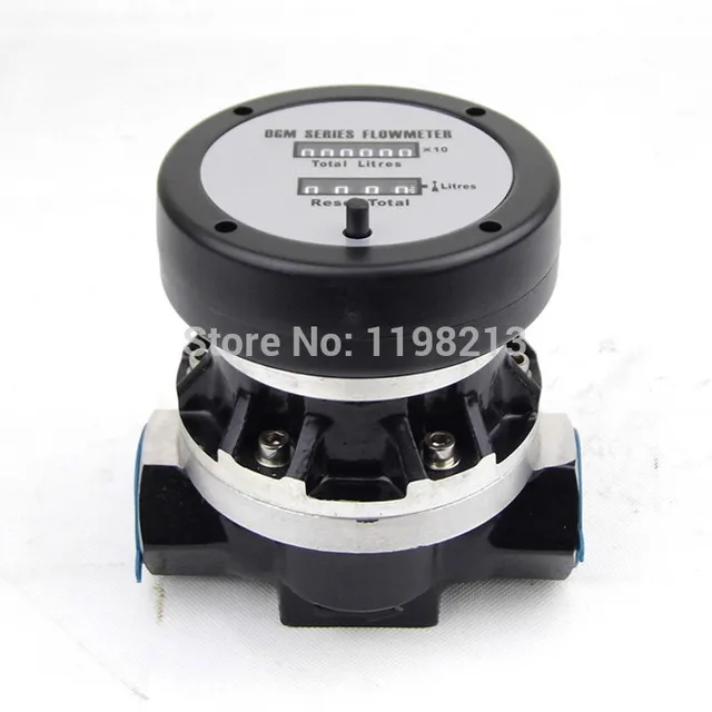 OGM-25 G1 DN25 Oval Gear Water Fuel Flow Meter Counter Indicator Flowmeter 12-120L/min