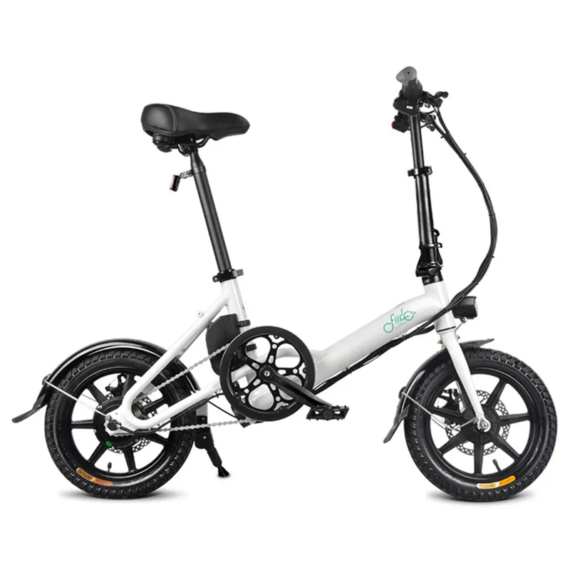 FIIDO D3 Katlanır Elektrik Moped Bisiklet Üç Binme Modları 14 İnç Lastik 250W Motor 25km / s 7.8AH Lityum Batarya 25-40KM Aralığı