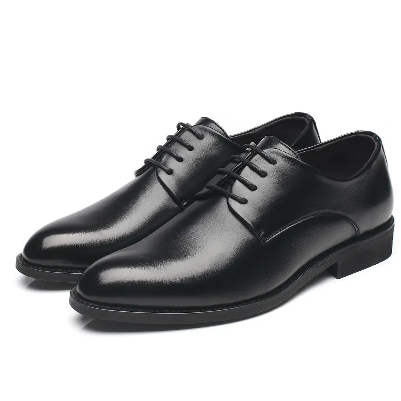 Zapatos de vestir negros para hombre zapatos formales de cuero para hombre zapatos de boda de moda de lujo para hombre elegantes zapatos informales