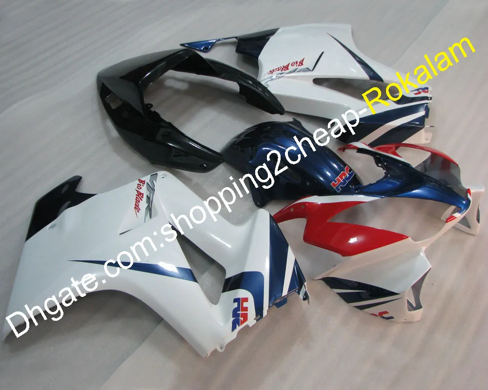 Kit carrosserie moto pour Honda 2002-2012 Carénage VFR800 VFR 800 02-12 Sportbike Carrosserie Carénages ensemble (moulage par injection)