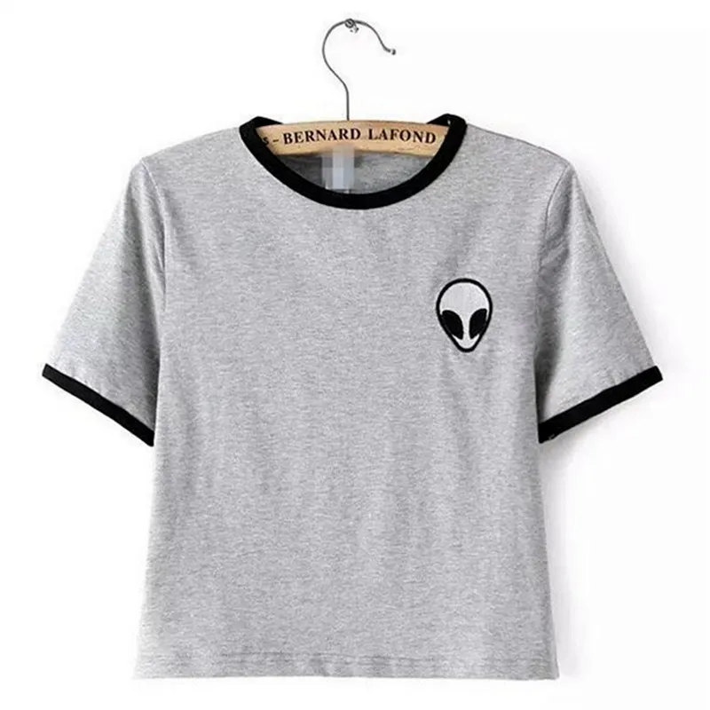 2019 Alien Verano Impresi n Mujeres Camisetas Camiseta Femme