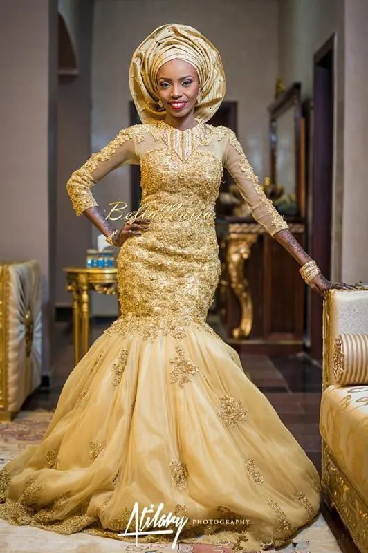 Gold traditional dresses sales